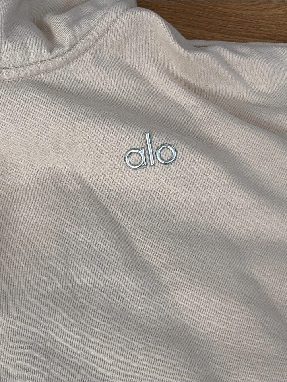 ALO Accolade Set Hoodie & Sweatpants Pants Small Hoodie Medium Bone Ivory Set